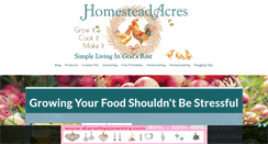 Desktop Screenshot of homestead-acres.com